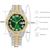 Montre à chiffres romains "Fully Iced Out