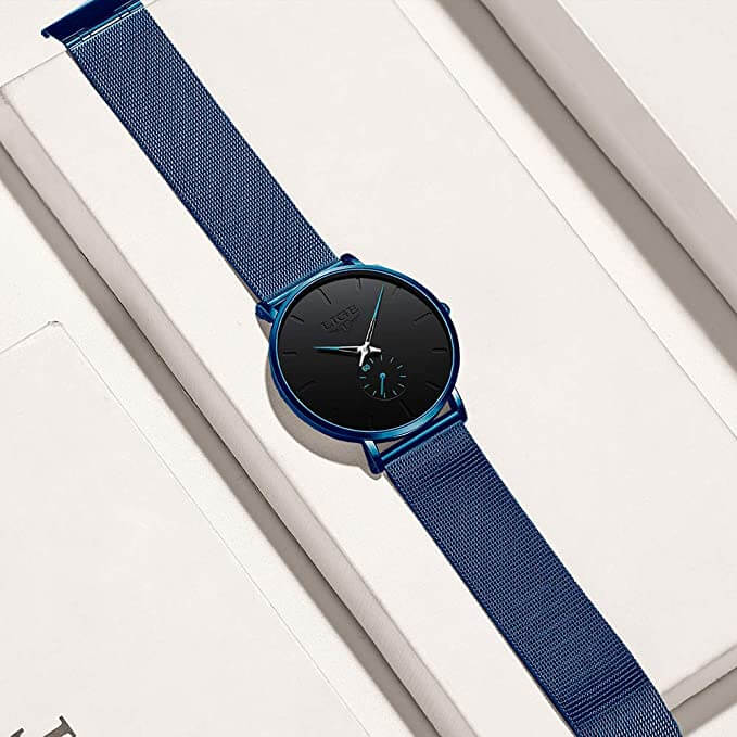 Montre de luxe à quartz étanche