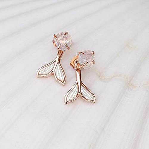 Boucles d'oreilles queue de sirène