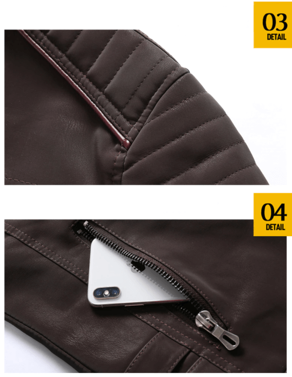 Veste de moto à col montant de haute qualité