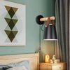 Lampe murale nordique en bois