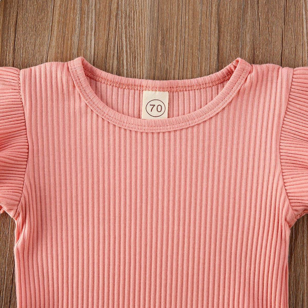 Ruffled Ensemble short à fleurs côtelées