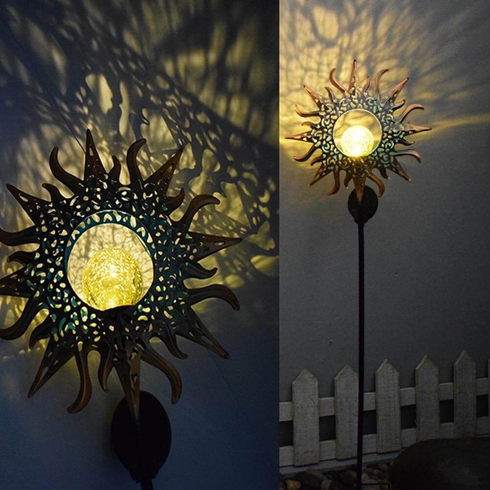 Lampe d'extérieur rétro pour jardin