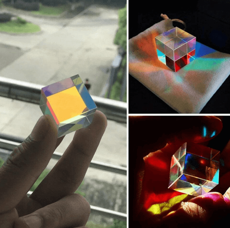 Cube à prisme optique