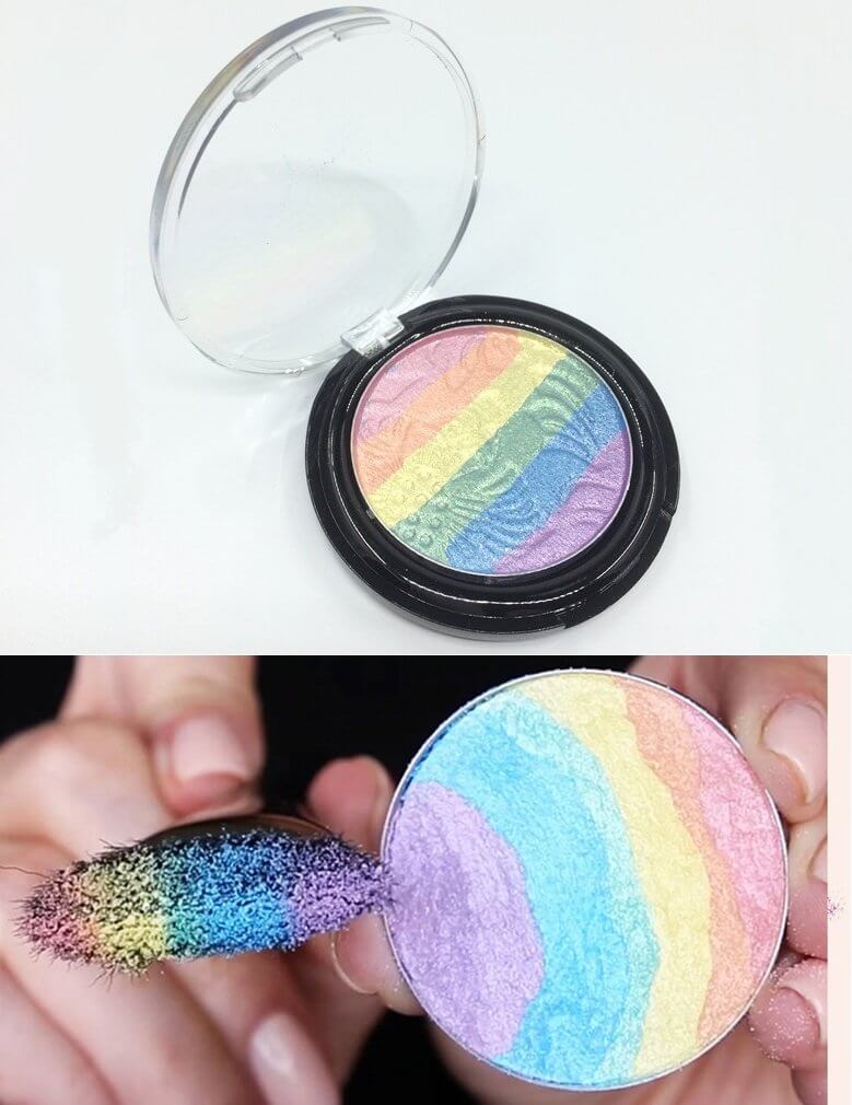 Palette Contour Highlighter Arc-en-ciel