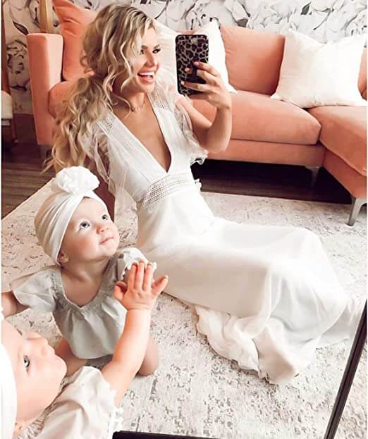 Chapeau turban à volants pour bébé