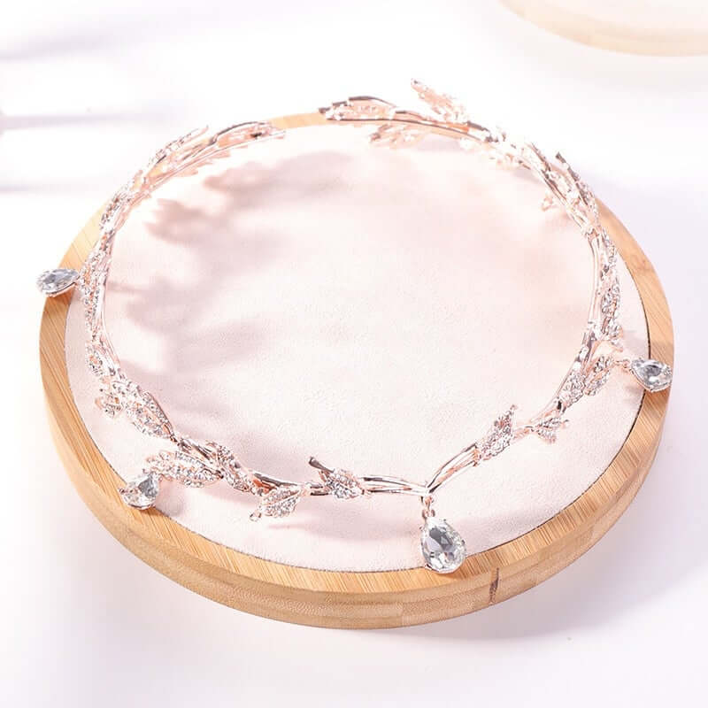 Couronne de luxe en cristal pour femme
