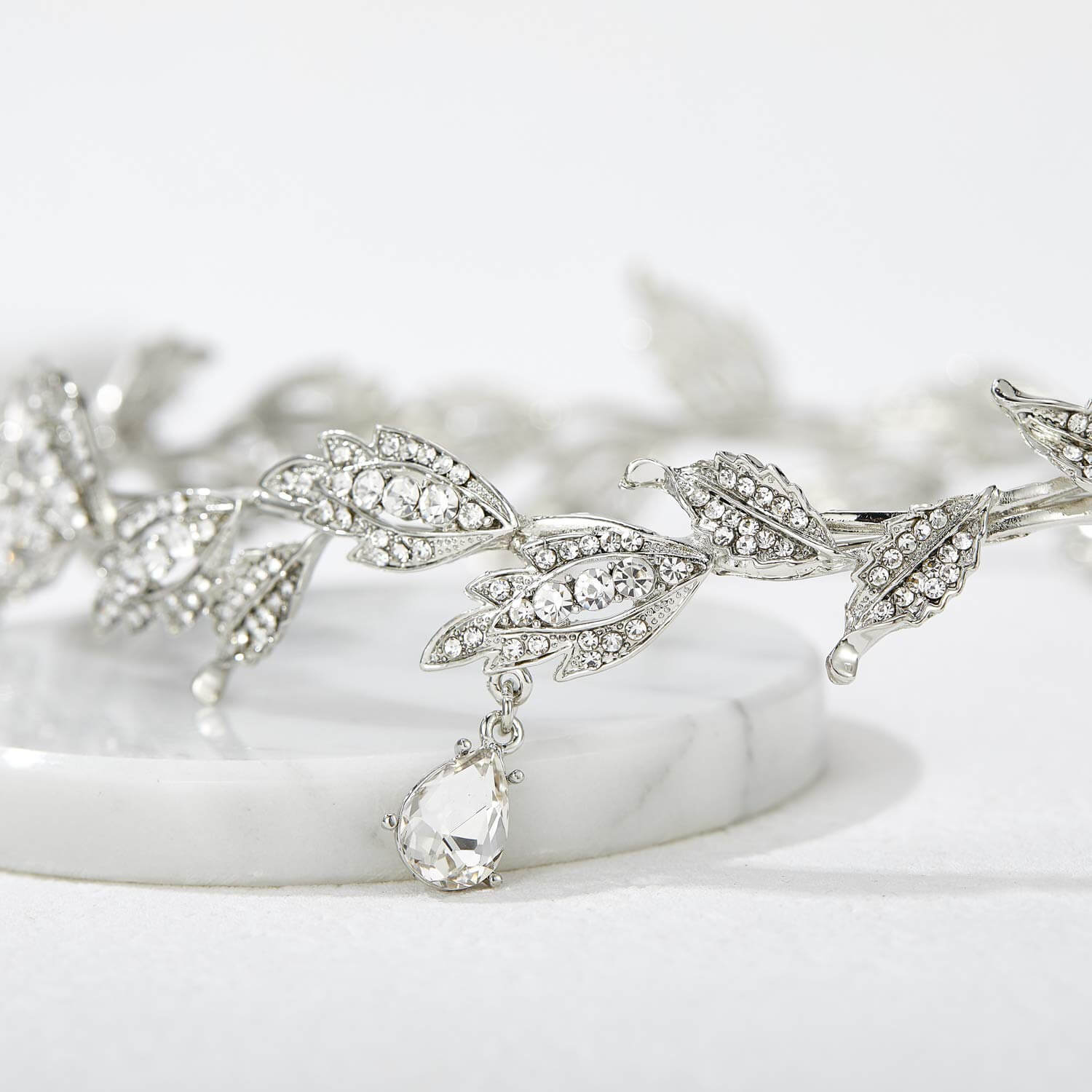 Couronne de luxe en cristal pour femme