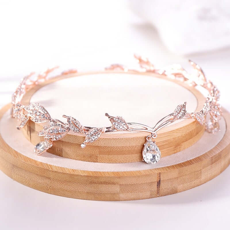 Couronne de luxe en cristal pour femme