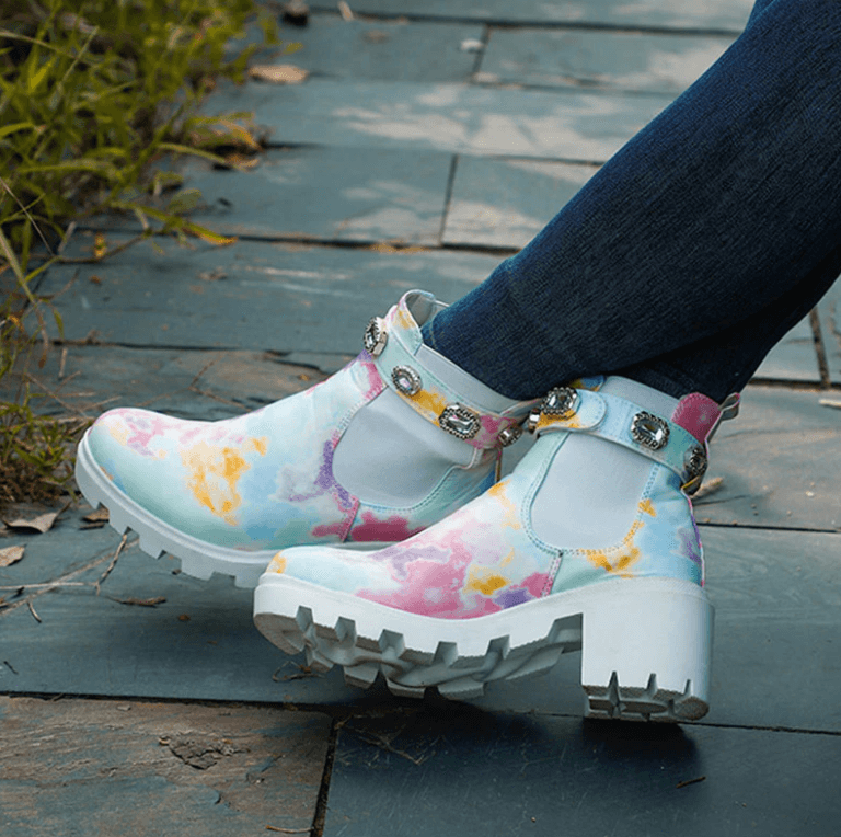 Bottes de cheville Tie Dye