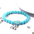 Bracelet tortue en perles de turquoise