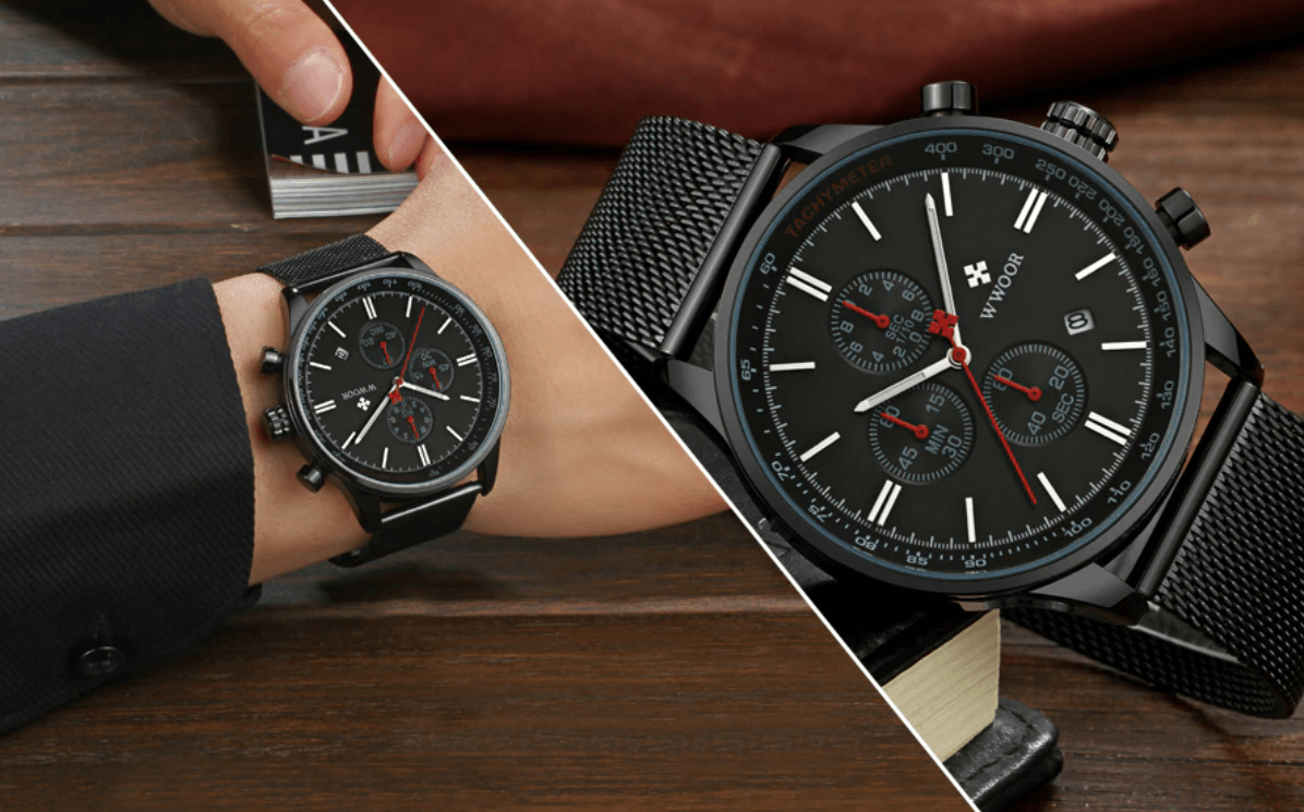 Montre-bracelet chronographe ultra-mince