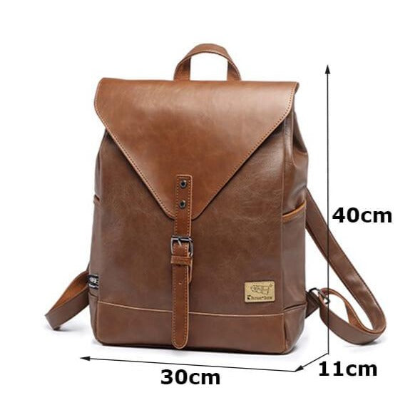 Sac à dos vintage en faux cuir