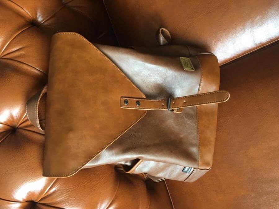 Sac à dos vintage en faux cuir