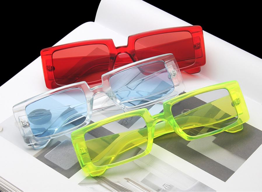 Lunettes de soleil rectangulaires vintage