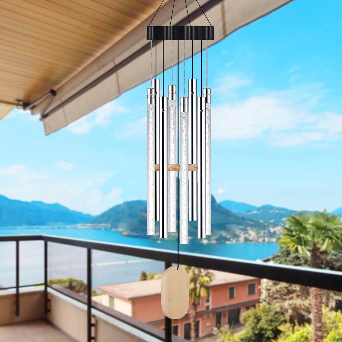 Carillons musicaux alimentés par énergie solaire