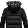 Manteau d&#39;hiver à capuche en fourrure pour hommes