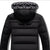 Manteau d'hiver à capuche en fourrure pour hommes