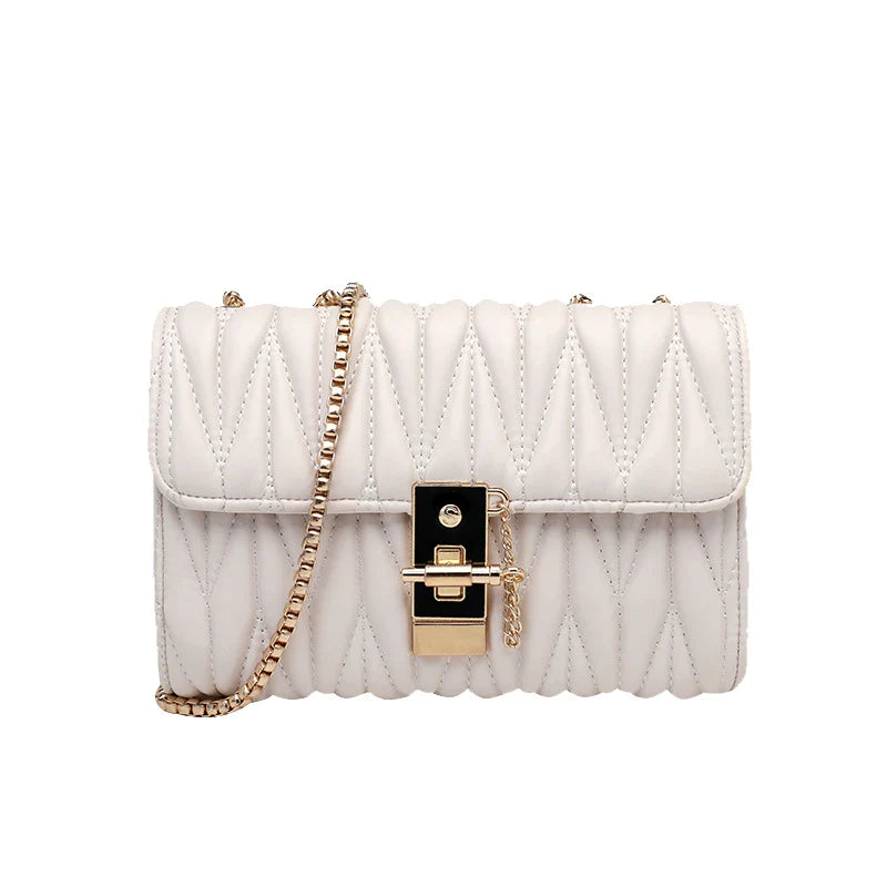 Sac en cuir géométrique pour femmes